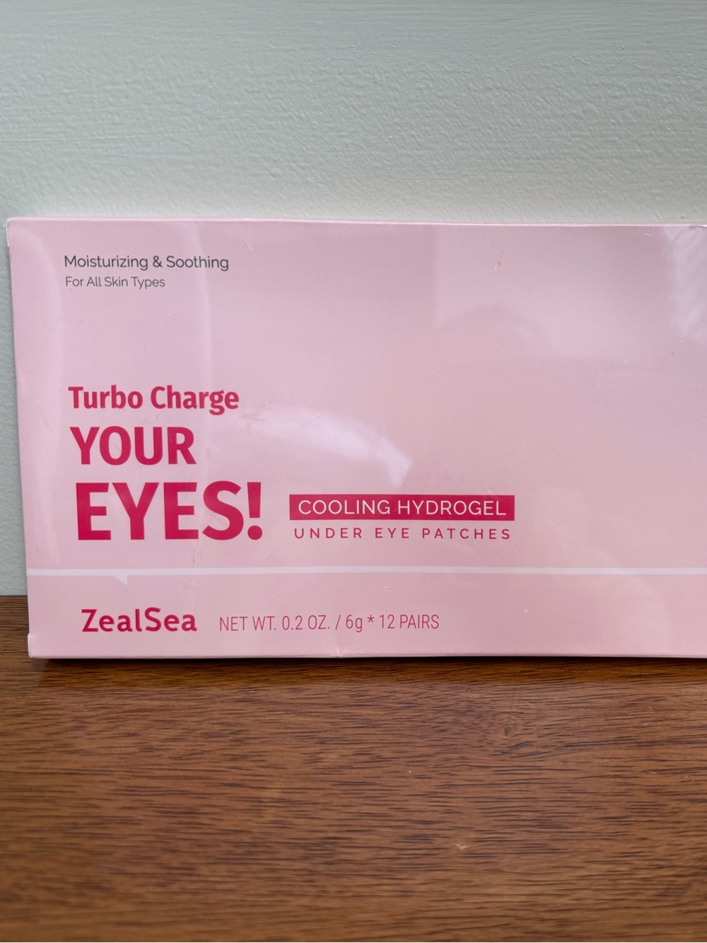 Turbo Charge Cooling Hydrogel Under Eye Patches